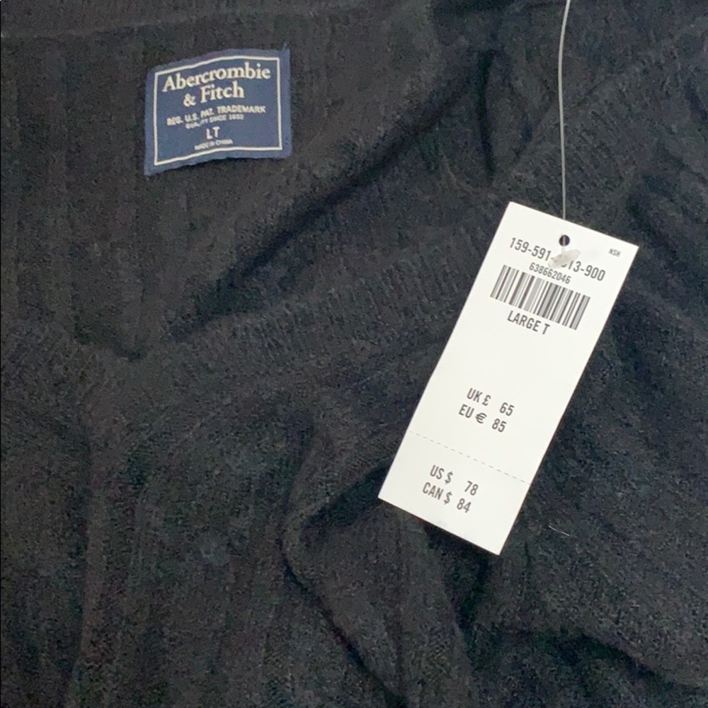 Abercrombie wrap ribbed dress Large TALL